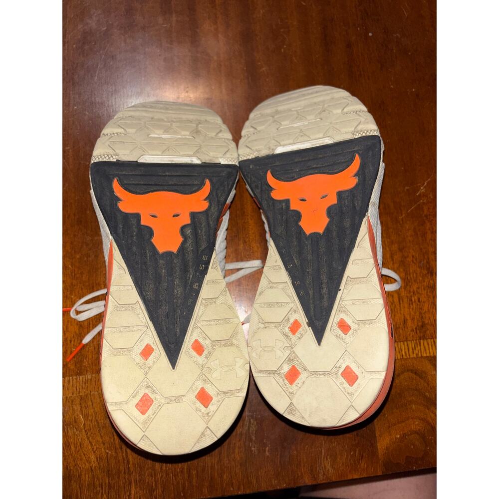 Under Armour Project Rock 3 'Summit White Rogue Orange' (men’s size 12) - Picture 7 of 7